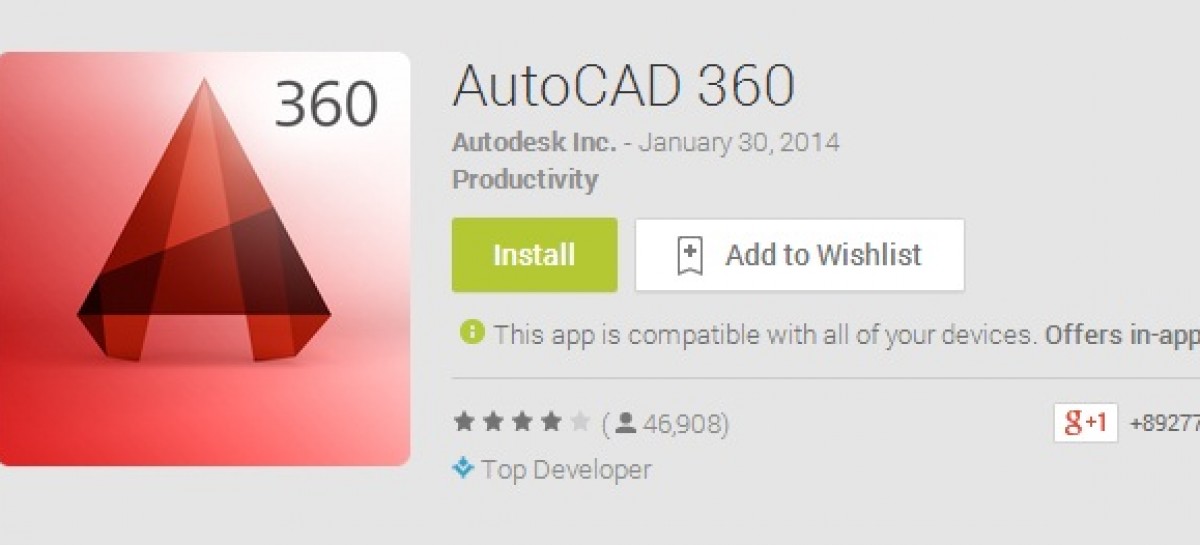 AutoCAD 360 Mobil Cihazlar İçin Mobil Uygulama Yayınladı