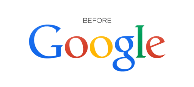 Google eski ve yeni logo karşılaştırması